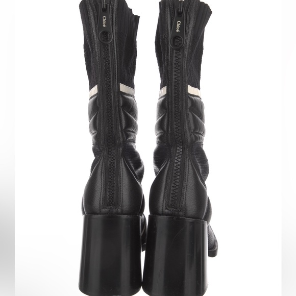 Chloé embossed leather boots. (Tall boots) SOLD - Picture 4 of 8